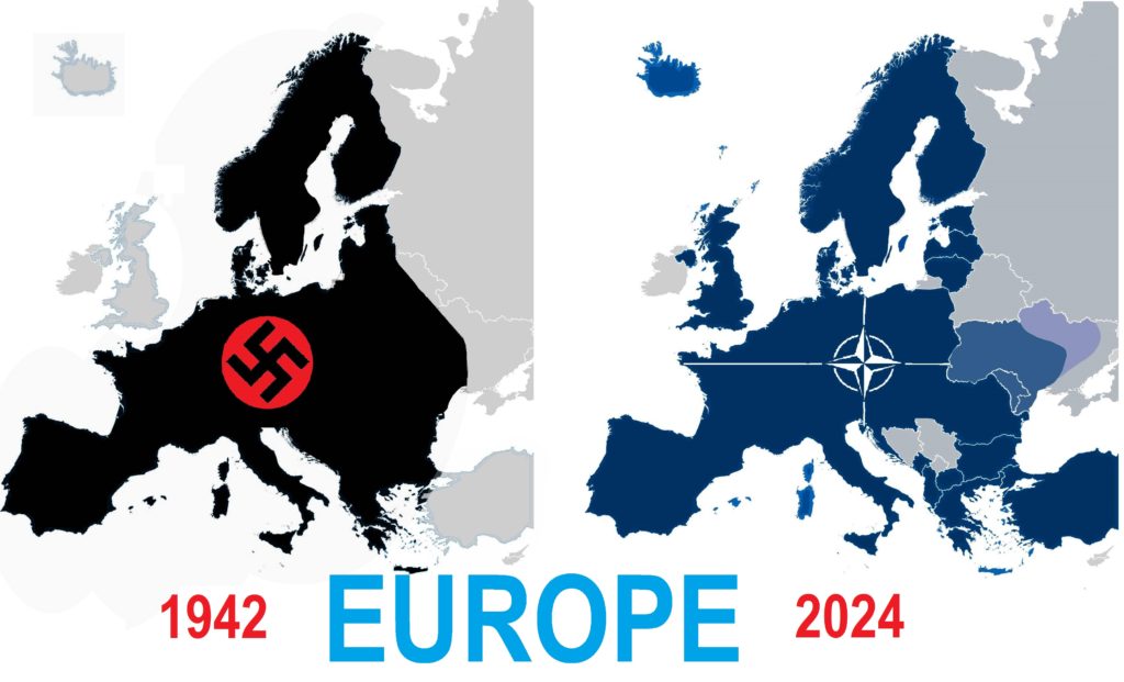 Europe occupied by nato